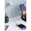 Мережевий зарядний пристрій XO CE07EU PD 35W GaN lamp display fast Charger with TYPE-C cable білий - мініатюра 2