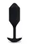 Анальная пробка с вибрацией B-Vibe Vibrating Snug Plug 4, 15 см (черный) - миниатюра 1