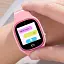 Детские смарт-часы UWatch TD45 2G GPS Розовые - миниатюра 3
