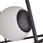 Люстра Brille світлодіодна молекула 32W WW BK (BL-835С/4) - мініатюра 2