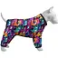 Вітровка для собак Waudog Clothes, малюнок "Зубасті монстри", S40 - мініатюра 2