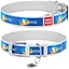 Ошейник для собак Waudog Design кожаный с QR паспортом рисунок Флаг S (4823089354064) - миниатюра 1