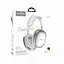 Bluetooth гарнитура Hoco W55, накладная, беспроводная, с микрофоном, белый цвет - миниатюра 3
