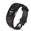 Розумний фітнес-браслет Jiks Fit з тонометром та виміром ЕКГ (Чорно-червоний) - мініатюра 2