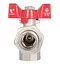 Кран шаровой Thermo Alliance "Американка" Standart 1/2" ВН угловой, PN40, бабочка SD222W15 - миниатюра 4