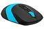 Беспроводная мышь A4Tech Fstyler FG10 Wireless Black/Blue (FG10 (Blue)) - миниатюра 2