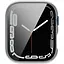 Чохол-накладка DK Пластик Soft-Touch Glass Full Cover для Apple Watch 45mm (silver) - мініатюра 2