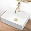 Умивальник Rea Trendy накладний білий BEL-00002, Білий - мініатюра 2