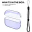 Чехол AhaStyle Transparent Case для Airpods Pro 2 Purple [133867] - миниатюра 2