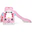 Детский игровой комплекс 2 в 1 Bambi WM19090-8 горка, качели, баскетбол - миниатюра 3