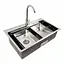 Кухонна мийка нержавійка CM 75x46B Platinum Handmade, Нержавіюча сталь - мініатюра 4