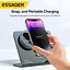 Бездротовий мультизарядний пристрій Essager Ruicheng desktop magnetic suction 15W (3 in 1) чорний - мініатюра 3