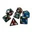 Набор кубиков Double Color Glitter 7 Dice Set - Red-Blue , 7 шт. (g7dglitdc10) - миниатюра 1