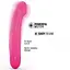 Вибратор Dorcel Real Vibration M Magenta 2.0 диам 3.7 см перезаряжаемый для точки G - миниатюра 2