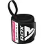Бинти для зап'ясть (кистьові бинти) RDX GYM WRIST WRAP R11 BLACK/PINK (WAH-WR11BP) - миниатюра 1