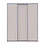 Шкаф купе Doros Сити Лайт Кашемир 3 ДСП 180х60х225 (80736365) - миниатюра 2