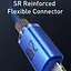 Кабель Baseus Crystal Shine Series Fast Charging Data Cable USB to iP 2.4 A 2 m Blue (CAJY000103) - мініатюра 5