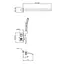 Душова система прихованного монтажу Gappo G7107-70, Хром - мініатюра 6