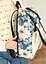 Жіночий рюкзак ролл Sambag RollTop Milton з принтом Blue flowers 41 х 30 х 16 см (24251722) - мініатюра 3