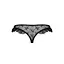 Трусики з воланами DONIA THONG black - Passion Exclusive S/M - мініатюра 6