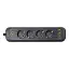 Мережевий фільтр-подовжувач Yiwu HP-5-14 EURO 1085U 5 м 4 розетки 3 USB чорний  - мініатюра 3