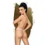 Трусики-стринги Penthouse Open Secret Light Pink открытый доступ декор из кружева и камня M/L - миниатюра 2