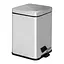 Відро для сміття Gedy Argenta з педаллю 5 л (2309-13) Хром - мініатюра 2