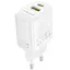 МЗП Borofone BN27 Fuente PD20W+QC3.0 (1USB-A/1C) White - мініатюра 3