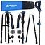 Трекінгові палиці Mountain Goat Pro+ 43-130 см MG0007 Black/Blue (P-5907739318244) - мініатюра 2