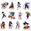 Стикерпак набор наклеек G-Toys Dragonball Z 45 шт. (SP DZ 01) - миниатюра 5