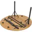 Стол Bo-Camp Poundbury Round Brown 90x90 см (1404656) - миниатюра 6
