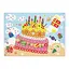 Дитяча мозаїка за номерами "Святковий торт" Bambi 13-126-20, 5 кольорів - мініатюра 1