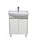 Тумба Мойдодир Nice Loft 60 з умивальником Proxy 60 бетон з білим Білий - мініатюра 3