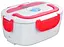 Автомобильный ланч- бокс с подогревом Electronic Lunchbox от прикуривателя термос для еды 1 л Красный - миниатюра 3