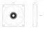 Вентилятор OCYPUS DELTA F12 120MM WH (DELTA-F12-WH1NM00X-GL) - мініатюра 8