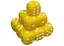 Настольная игра Games 7 Days Кубик D6 с точками (желтый) , 1 шт. (g7dd6dotsyellow) - миниатюра 1