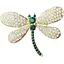 Брошь Стрекоза женская брошь-булавка (494693267) - миниатюра 1