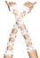 Митенки Leg Avenue Butterfly applique arm warmers White бабочки - миниатюра 2