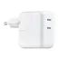 Сетевое зарядное устройство Apple 35W Dual Front USB-C Power Adapter High c0py Белый - миниатюра 1