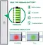 Світлодіодне освітлення під шафою, освітлення в шафі, датчик руху, світильник для шафи, що перезаряджається. - мініатюра 2