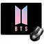 Игровая поверхность Nextprint Логотип БТС BTS Бантаны, BT21 220 х 180 мм (7137) - миниатюра 1