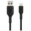 Кабель Lightning Belkin USB 2.0 AM to Lightning 2m (CAA002BT2MBK) - миниатюра 1
