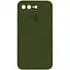 Чохол Epik Silicone Case Square Full Camera Protective AA для Apple iPhone 7 plus/8 plus 5.5 Зелений/Dark Olive - мініатюра 1