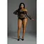 Боді Moonlight Model 09 Black Plus size - мініатюра 3