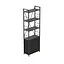 Этажерка 4/60 Серии Конект с тумбой 179x60x28 Черный ДСП Сосна Кембра FRD-104486 - миниатюра 1