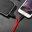 Дата кабель Hoco X21 Plus Silicone MicroUSB Cable (1m) Black / Red - мініатюра 3