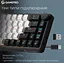 Клавиатура беспроводная игровая механическая GamePro MK-210-B Pro Black-White QLAB Orange Switches Hot-Swap - миниатюра 5