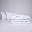 Набор MirSon №1115 Сolor Fun Line Stripe White Eco-Soft 172 х 205 см белый (2200010868531) - миниатюра 1