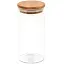 Банка с бамбуковой крышкой 500 мл - миниатюра 1
