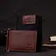 Кожаный мужской кошелек Grande Pelle 12х8х0.5 см acs0026950 - миниатюра 9